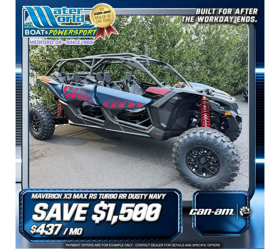 2026 Can-Am® Maverick X3 Max RS Turbo RR Dusty Navy