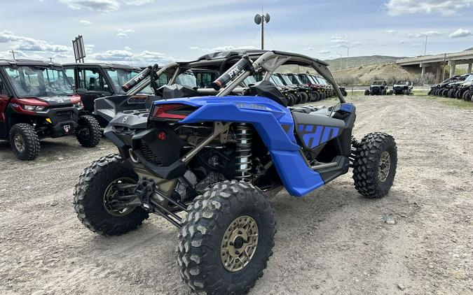 2024 Can-Am® Maverick X3 X rs Turbo RR with Smart-Shox Dazzling Blue & Carbon Black