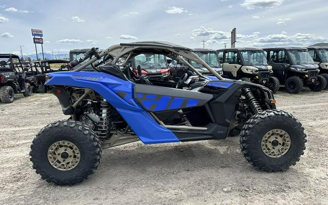 2024 Can-Am® Maverick X3 X rs Turbo RR with Smart-Shox Dazzling Blue & Carbon Black