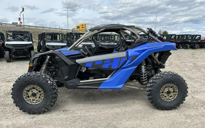 2024 Can-Am® Maverick X3 X rs Turbo RR with Smart-Shox Dazzling Blue & Carbon Black