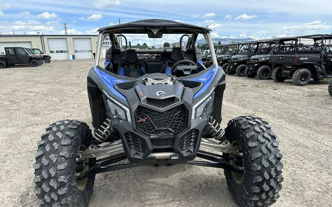 2024 Can-Am® Maverick X3 X rs Turbo RR with Smart-Shox Dazzling Blue & Carbon Black