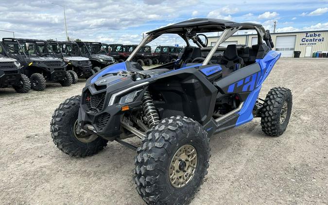 2024 Can-Am® Maverick X3 X rs Turbo RR with Smart-Shox Dazzling Blue & Carbon Black