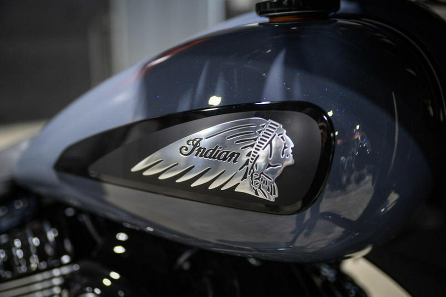 2024 Indian Motorcycle® Chieftain® Dark Horse® w/Powerband Audio Pkg Icon Stealth Gray Azure