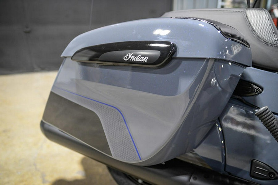 2024 Indian Motorcycle® Chieftain® Dark Horse® w/Powerband Audio Pkg Icon Stealth Gray Azure