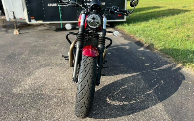 2022 Triumph Bonneville Bobber Gold Line Carnival Red/Sapphire