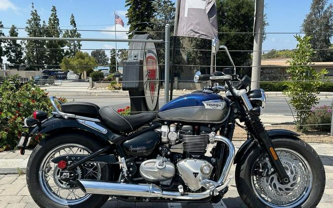 2024 Triumph Bonneville Speedmaster Pacific Blue/Silver Ice