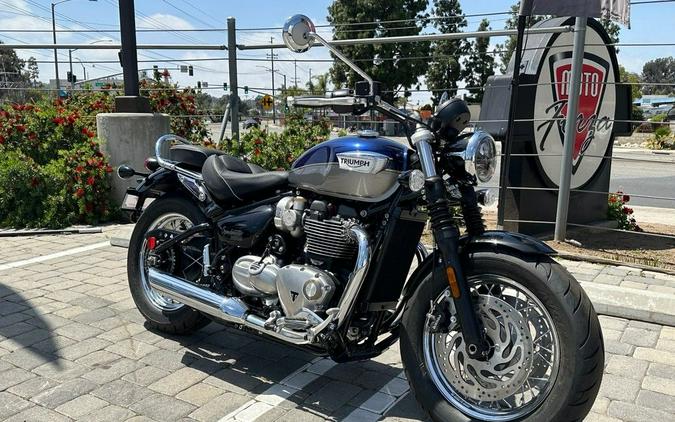 2024 Triumph Bonneville Speedmaster Pacific Blue/Silver Ice