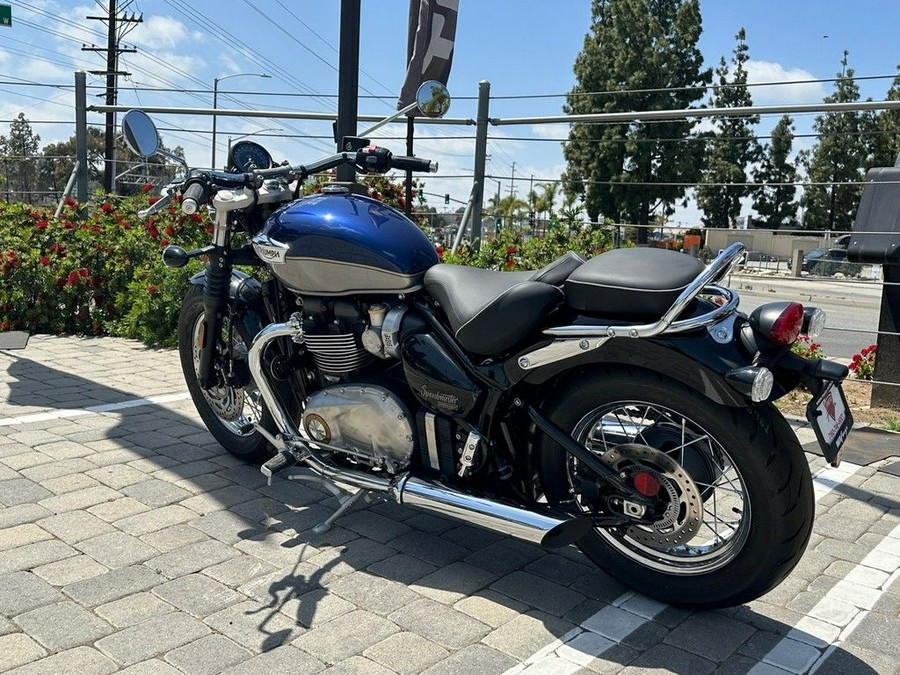 2024 Triumph Bonneville Speedmaster Pacific Blue/Silver Ice