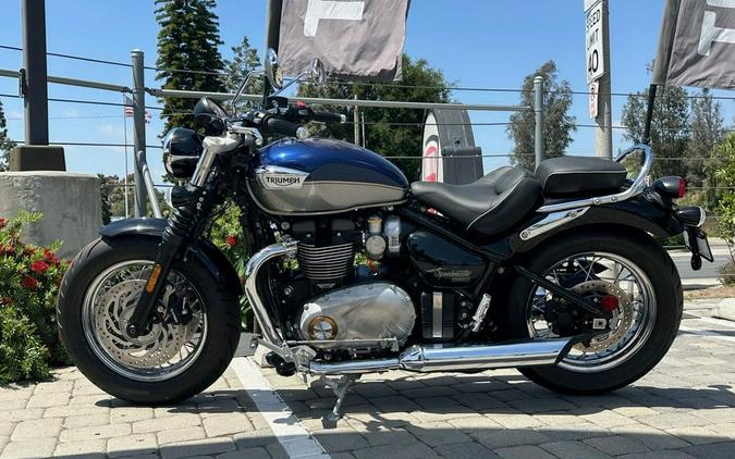 2024 Triumph Bonneville Speedmaster Pacific Blue/Silver Ice