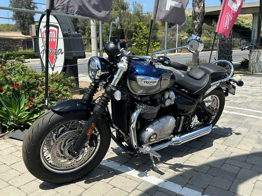 2024 Triumph Bonneville Speedmaster Pacific Blue/Silver Ice