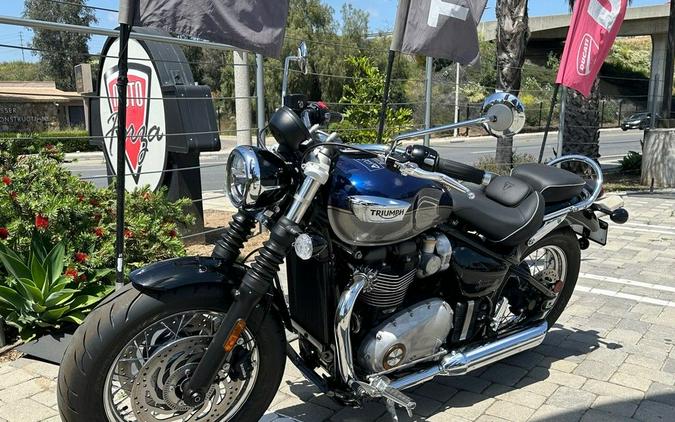 2024 Triumph Bonneville Speedmaster Pacific Blue/Silver Ice