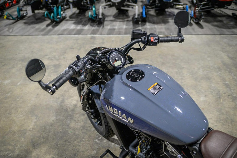 2024 Indian Motorcycle® Scout® Bobber ABS Icon Stealth Gray Azure Crystal