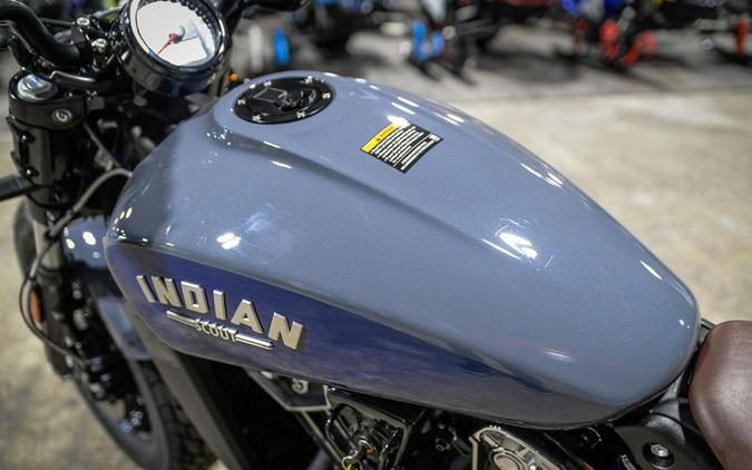 2024 Indian Motorcycle® Scout® Bobber ABS Icon Stealth Gray Azure Crystal