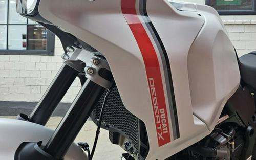 2026 Ducati DesertX Star White Silk