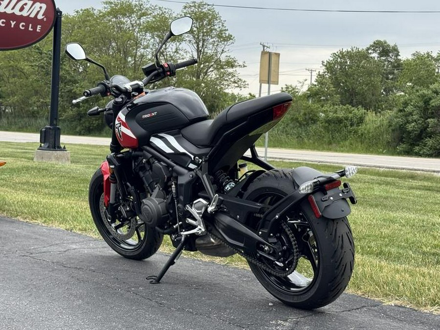 2025 Triumph Trident 660 Diablo Red/Sapphire Black