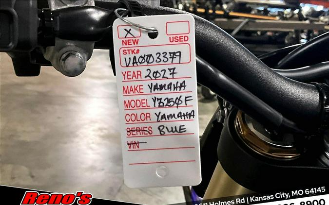 2027 Yamaha YZ250F Monster Energy Edition