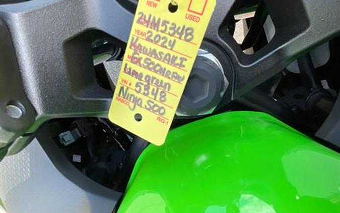 2024 Kawasaki Ninja 500 KRT Edition