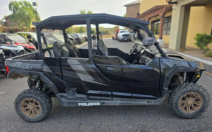 2019 Polaris General 4 1000 Ride Command Edition Black Pearl