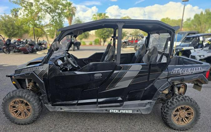 2019 Polaris General 4 1000 Ride Command Edition Black Pearl