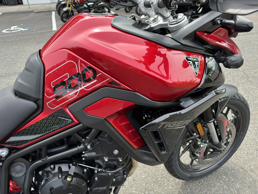 2025 Triumph Tiger 900 GT Pro - CARNIVAL RED - SAPPHIRE BLACK
