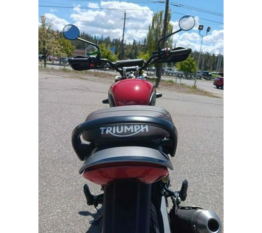 2025 Triumph Scrambler 400 X Carnival Red / Phantom Black