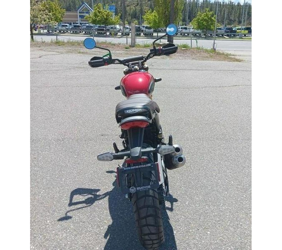 2025 Triumph Scrambler 400 X Carnival Red / Phantom Black