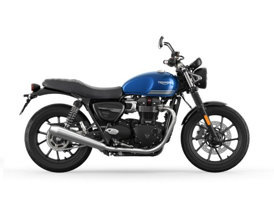 2021 Triumph Street Twin Cobalt Blue