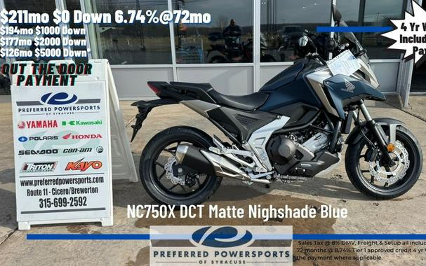 2024 Honda NC 750X DCT Matte Nighshade Blue