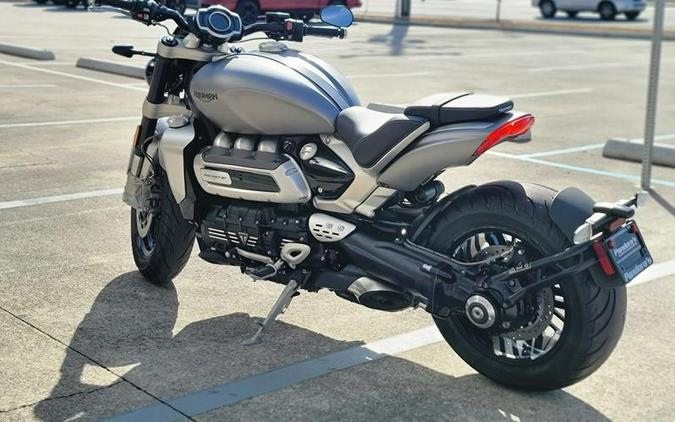 2022 Triumph Rocket 3 R Matte Silver Ice