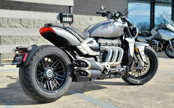 2022 Triumph Rocket 3 R Matte Silver Ice