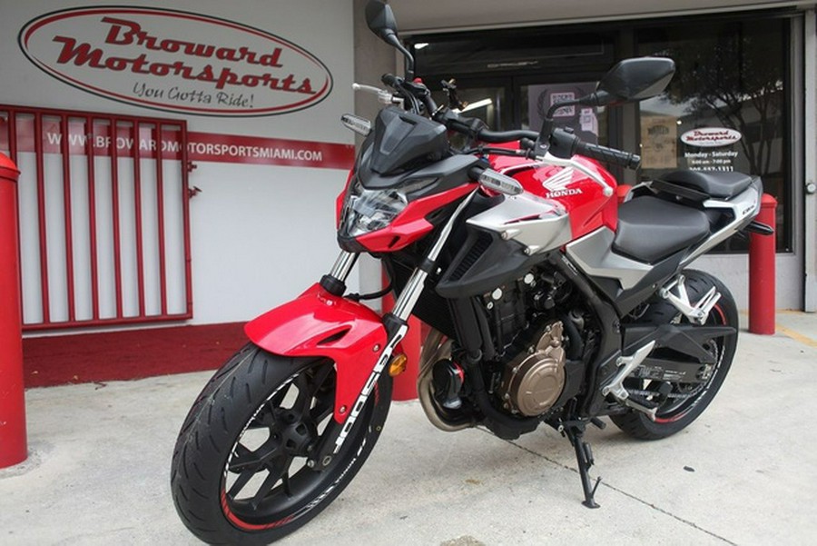 2019 Honda CB500F