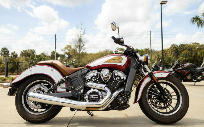 2020 Indian Motorcycle® Scout® ABS Indian Motorcycle® Red/Ivory Cream