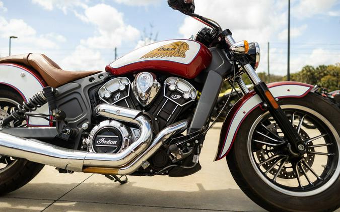 2020 Indian Motorcycle® Scout® ABS Indian Motorcycle® Red/Ivory Cream