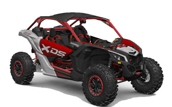 2025 Can-Am® Maverick X3 X DS Turbo RR With Smart-Shox Fiery Red & Hyper Silver