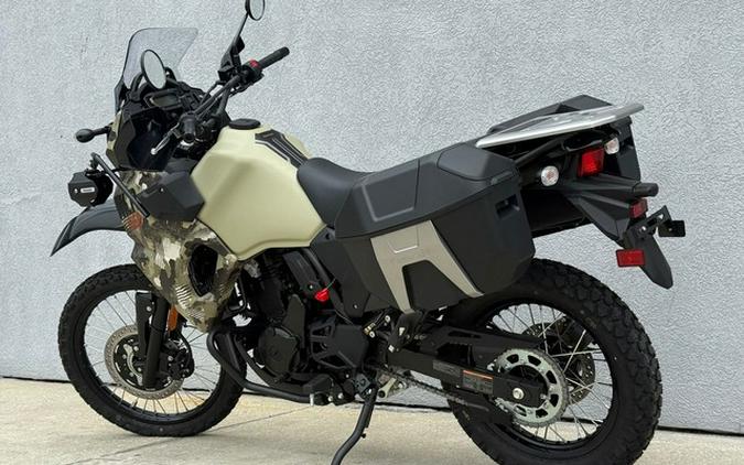 2026 Kawasaki KLR650 Adventure ABS Cypher Camo Beige