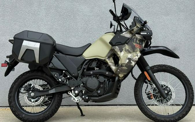 2026 Kawasaki KLR650 Adventure ABS Cypher Camo Beige