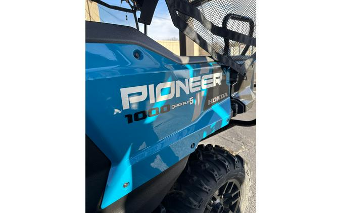 2025 Honda Pioneer 1000-5 Deluxe - TEAL BLUE