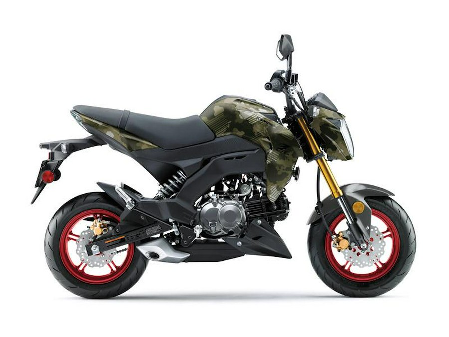2026 Kawasaki Z125 PRO Cypher Camo Beige