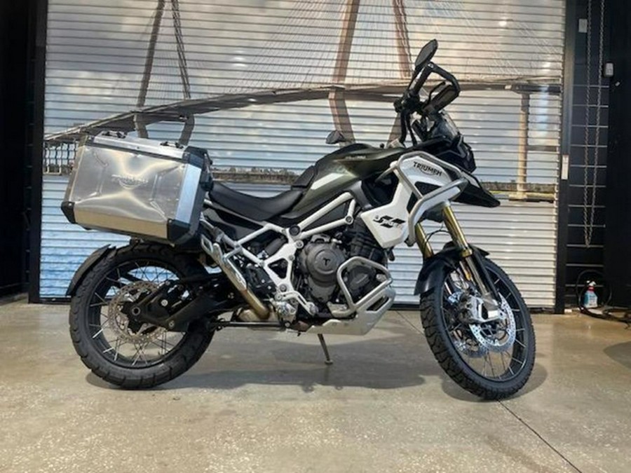 2023 Triumph Tiger 1200 Rally Pro Matte Khaki Green Rally Pro