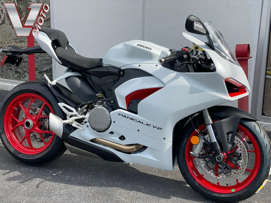 2021 Ducati Panigale V2 White Rosso Livery For Sale In Houston Tx