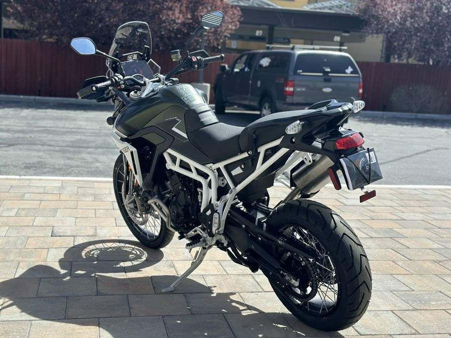 2024 Triumph Tiger 900 Rally Pro Matt Khaki Green / Matt Phantom Black