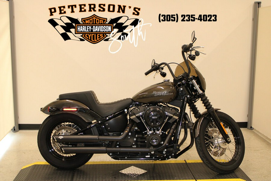 Used 2020 Harley-Davidson Softail Street Bob FXBB Motorcycle For Sale In Miami, Florida