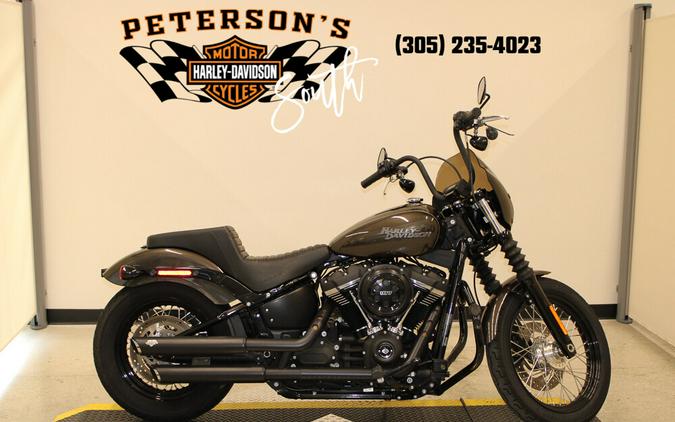 Used 2020 Harley-Davidson Softail Street Bob FXBB Motorcycle For Sale In Miami, Florida