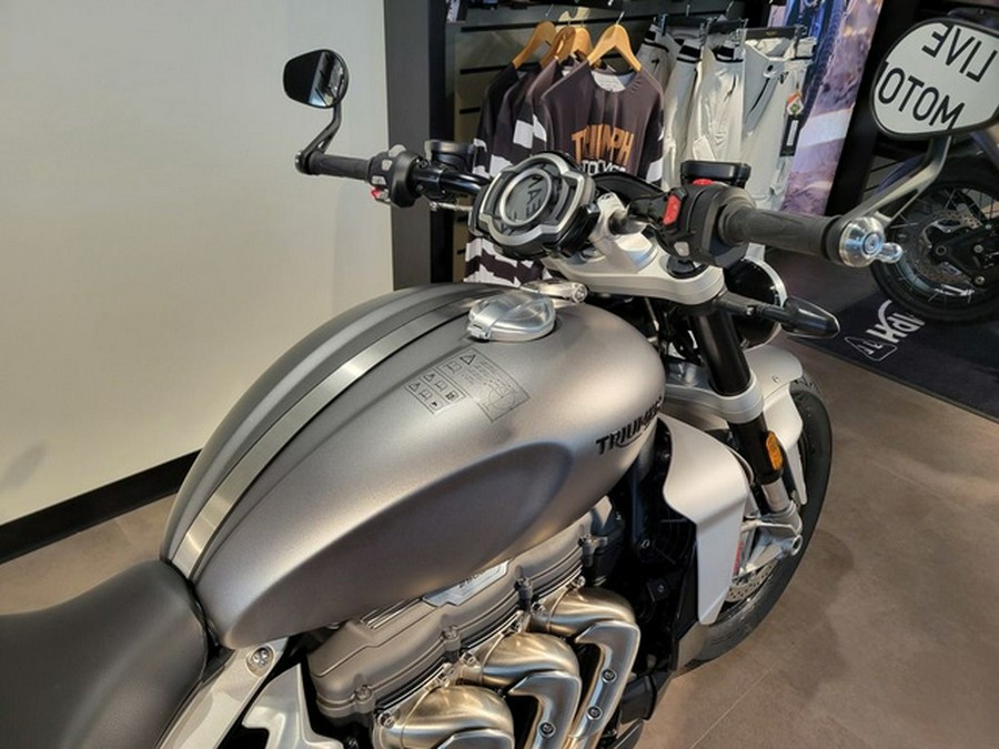 2024 Triumph Rocket 3 R Matte Silver Ice ROCKET 3 R