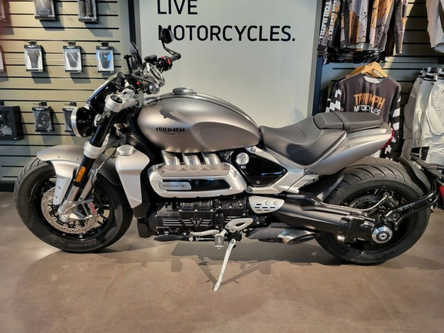 2024 Triumph Rocket 3 R Matte Silver Ice ROCKET 3 R