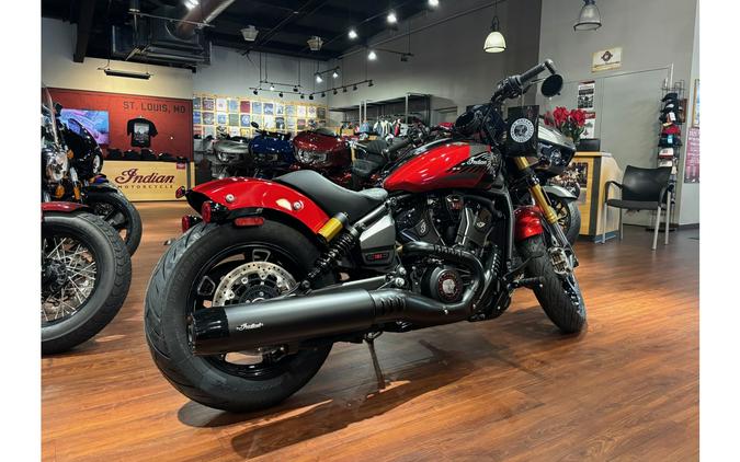 2026 Indian Motorcycle 101 SCOUT, SUNSET RED WITH GRAPHICS, 49ST Base