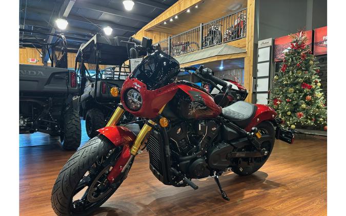 2026 Indian Motorcycle 101 SCOUT, SUNSET RED WITH GRAPHICS, 49ST Base