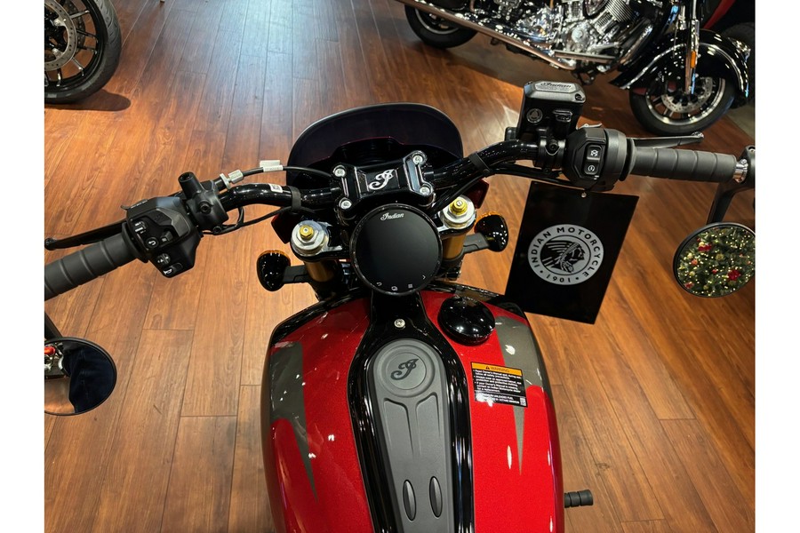 2026 Indian Motorcycle 101 SCOUT, SUNSET RED WITH GRAPHICS, 49ST Base