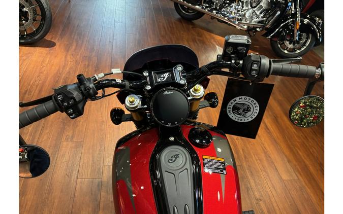 2026 Indian Motorcycle 101 SCOUT, SUNSET RED WITH GRAPHICS, 49ST Base