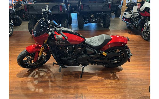 2026 Indian Motorcycle 101 SCOUT, SUNSET RED WITH GRAPHICS, 49ST Base